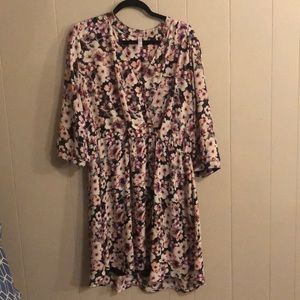 Floral XXL Long Sleeve Dress